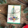 Retro Christmas Tree Mini-Card Pack