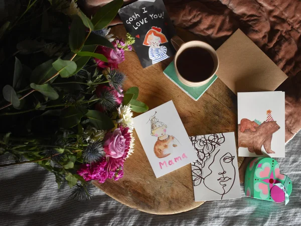 Image showing a small selection of the Inkist's mothers day cards